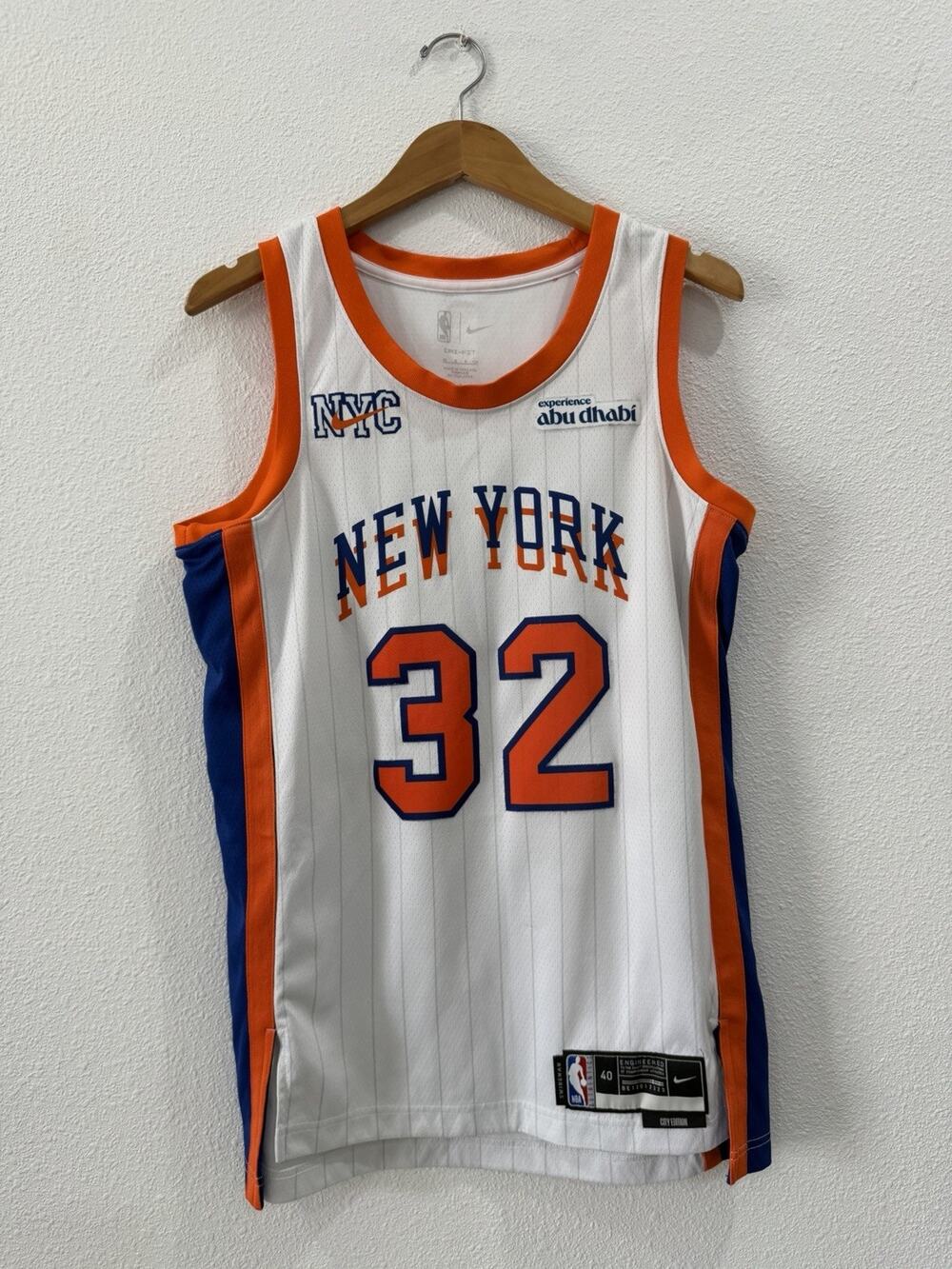 Kith X Nike Towns 32 York Knicks Jersey City Edition Mens Small Authentic NWOT